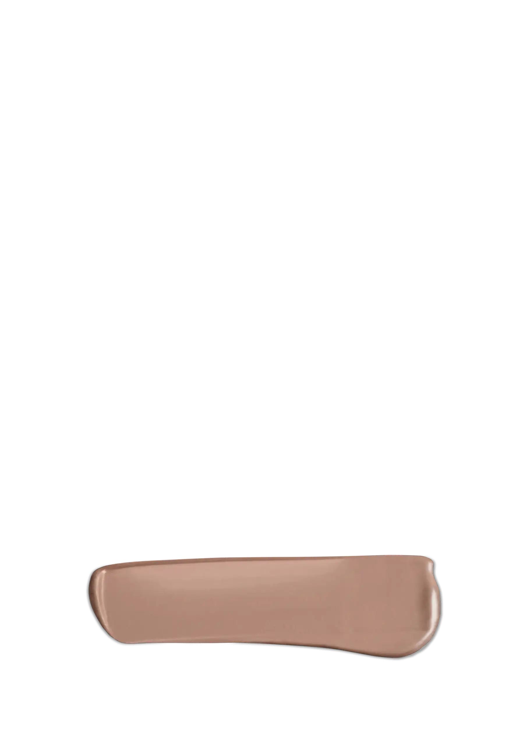 Cremefarbener Make-up-Ton in pastelligem Braun auf schwarzem Hintergrund, glatte Textur