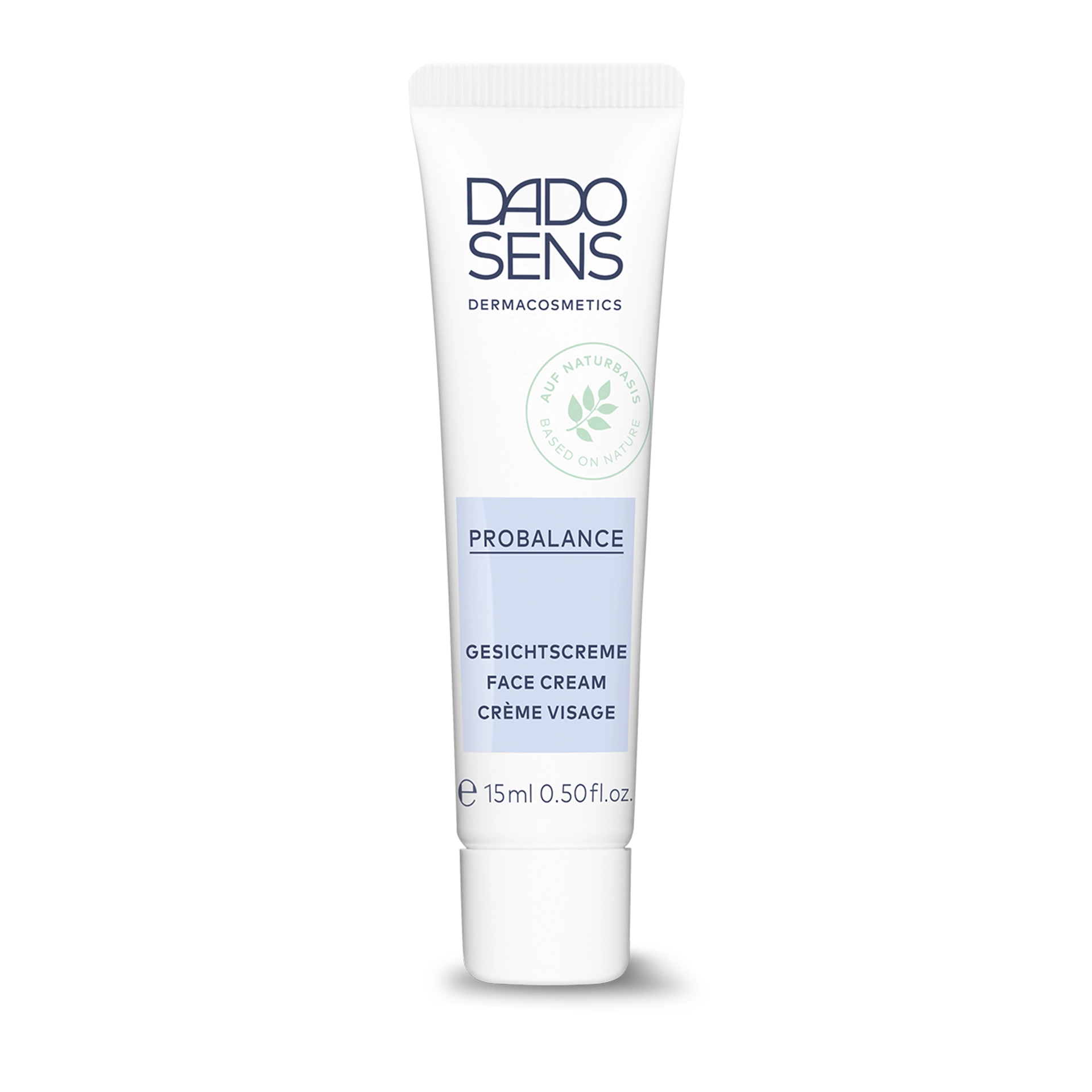 DADO SENS PROBALANCE Gesichtscreme Reisegröße 15 ml, auf Naturbasis, für Mischhaut