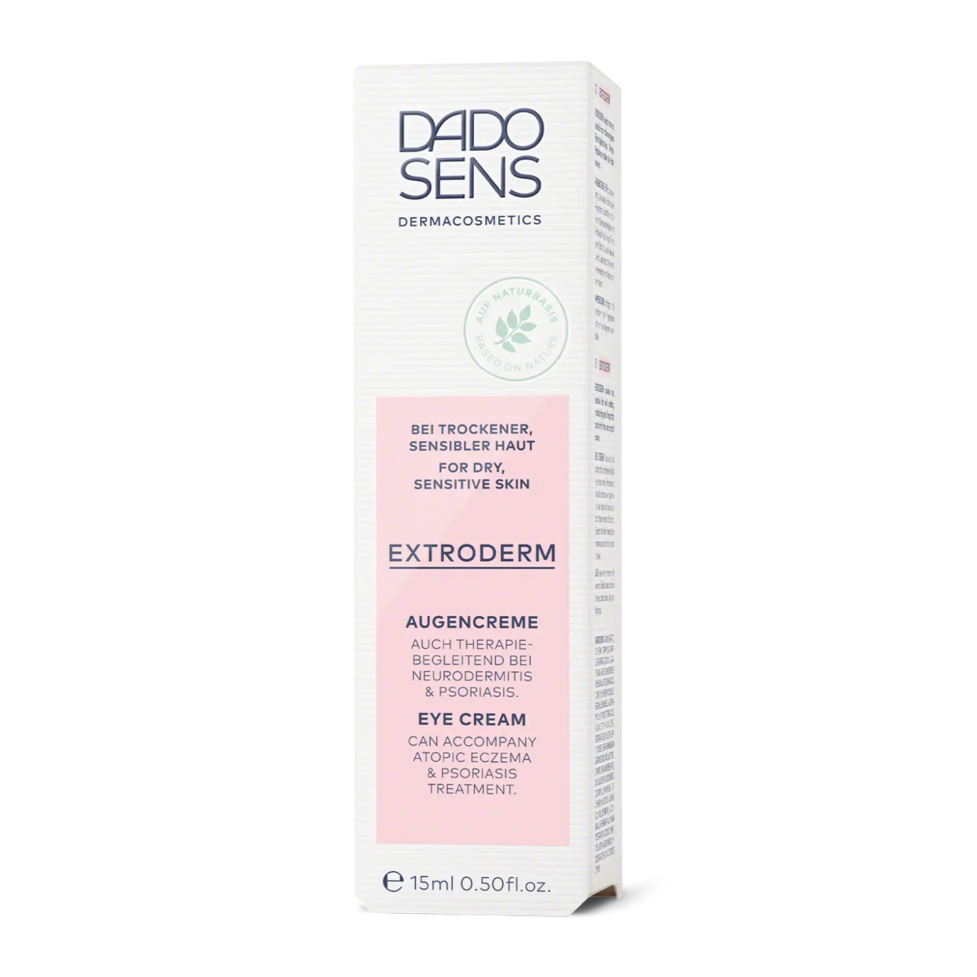 DADO SENS EXTRODERM Augencreme für trockene, sensible Haut, 15 ml Faltschachtel