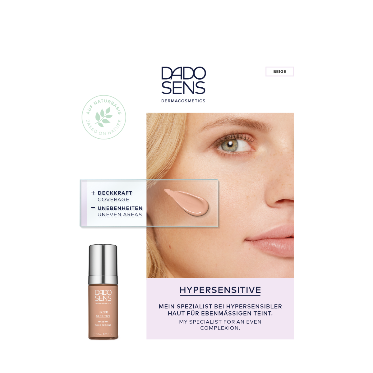 HYPERSENSITIVE MAKE-UP beige