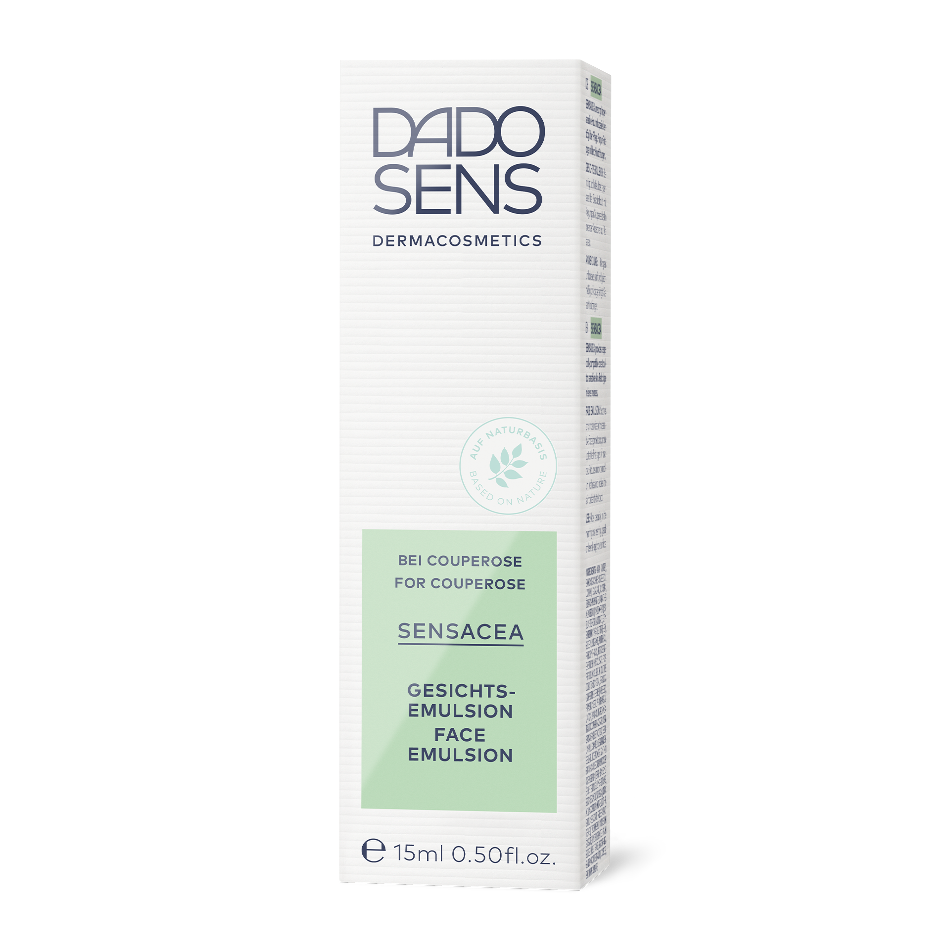 DADO SENS Sensacea Gesichts-Emulsion bei Couperose, 15 ml Faltschachtel, naturbasiert