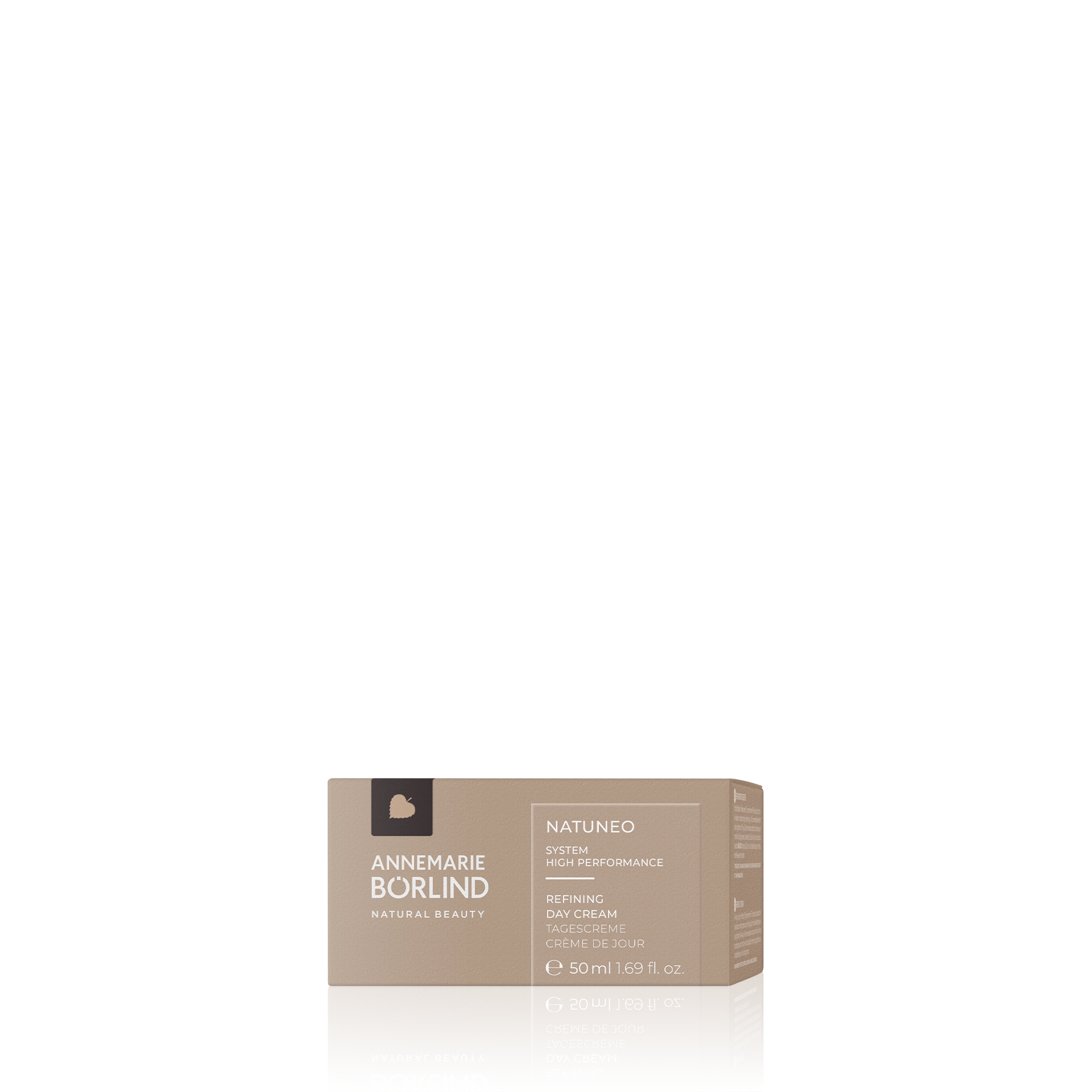ANNEMARIE BÖRLIND NATUNEO Refining Day Cream Tagescreme 50 ml in beige Verpackung