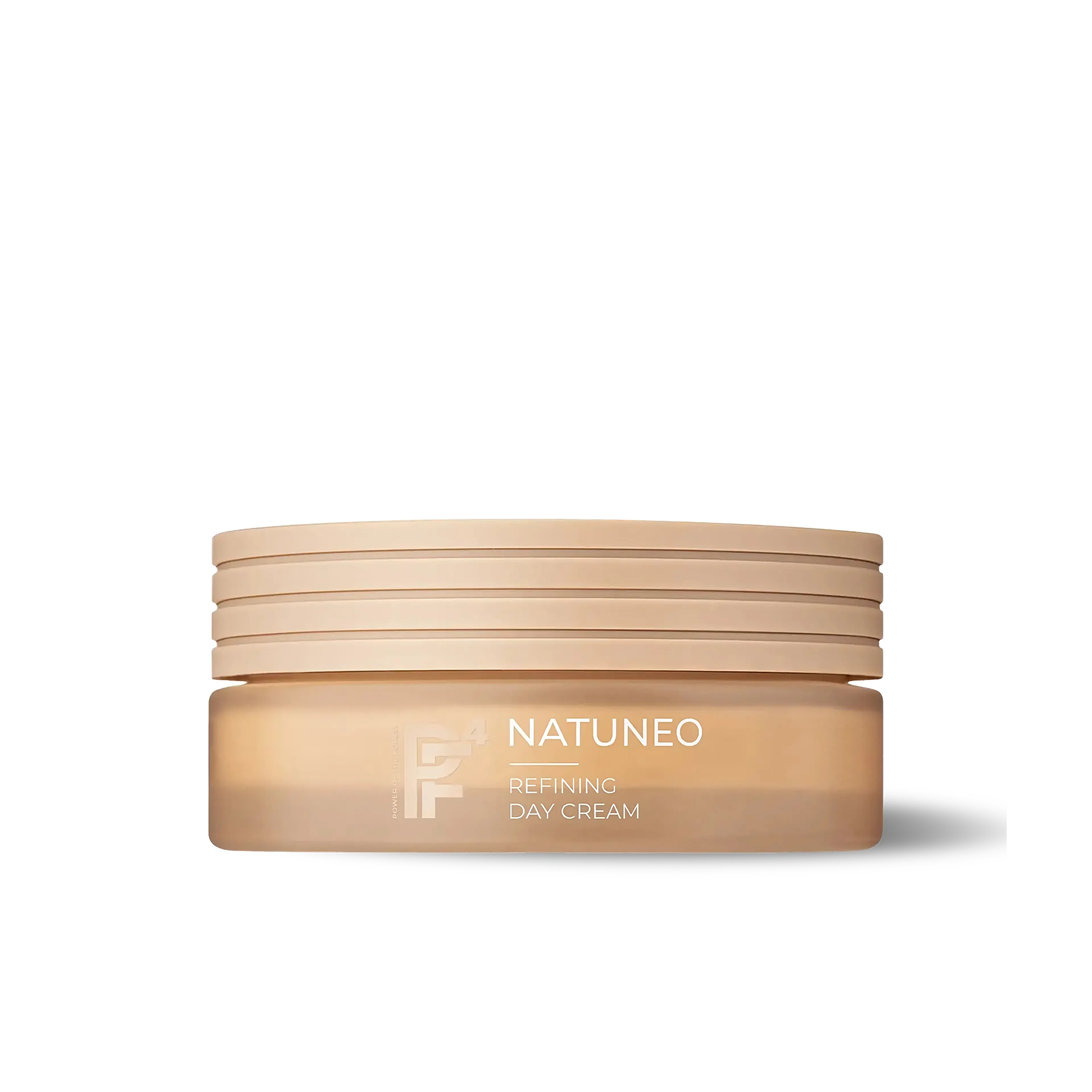 Refining Day Cream NATUNEO Refining Day Cream Tagescreme im beige-matten Tiegel mit Schraubdeckel, minimalistisch gestaltet