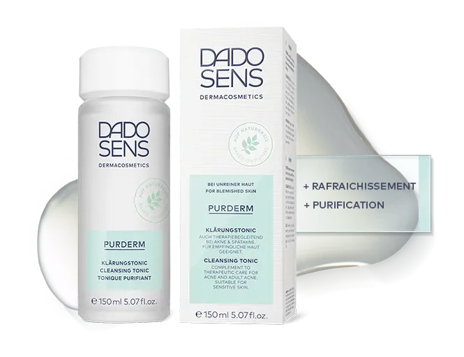 DADO SENS PURDERM Klärungstonic für unreine und empfindliche Haut, 150 ml mit Reinigungseffekt