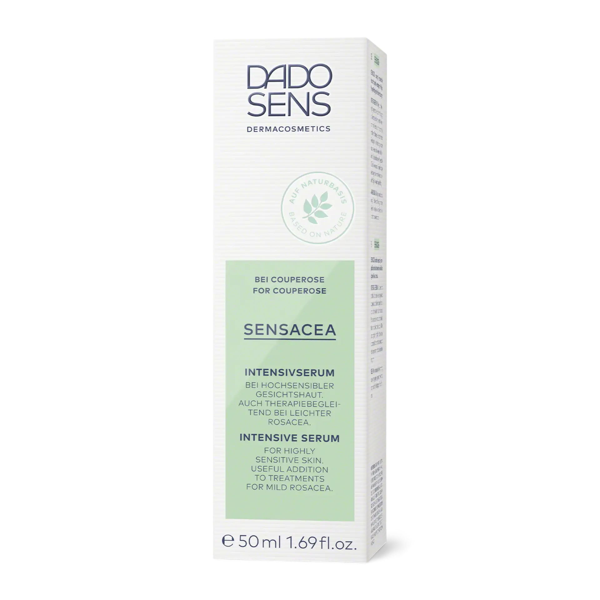 DADO SENS SENSACEA Intensivserum für hochsensible Haut und leichte Rosacea, 50 ml Faltschachtel