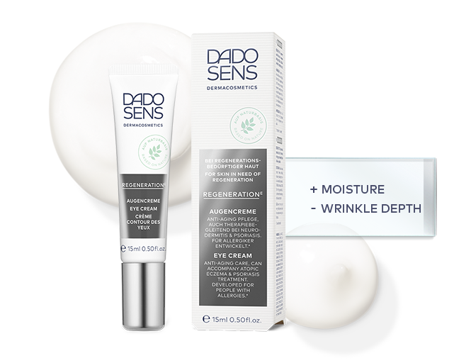 DADO SENS REGENERATIONE Augencreme für regenerationsbedürftige Haut, 15 ml, mit Feuchtigkeit und Anti-Falten-Effekt