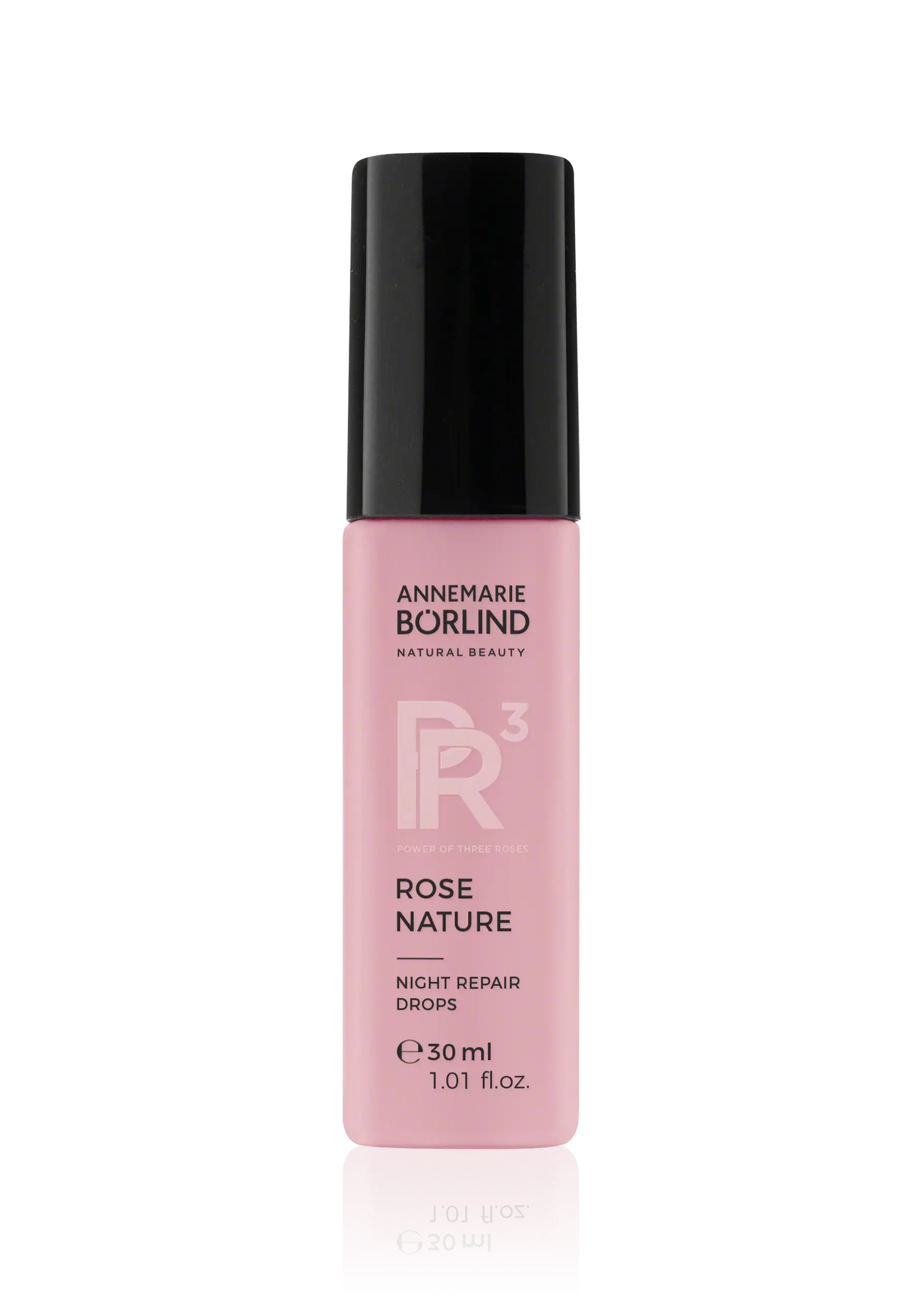 Night Repair Drops ANNEMARIE BÖRLIND ROSE NATURE Night Repair Drops, 30 ml Flasche mit schwarzem Deckel