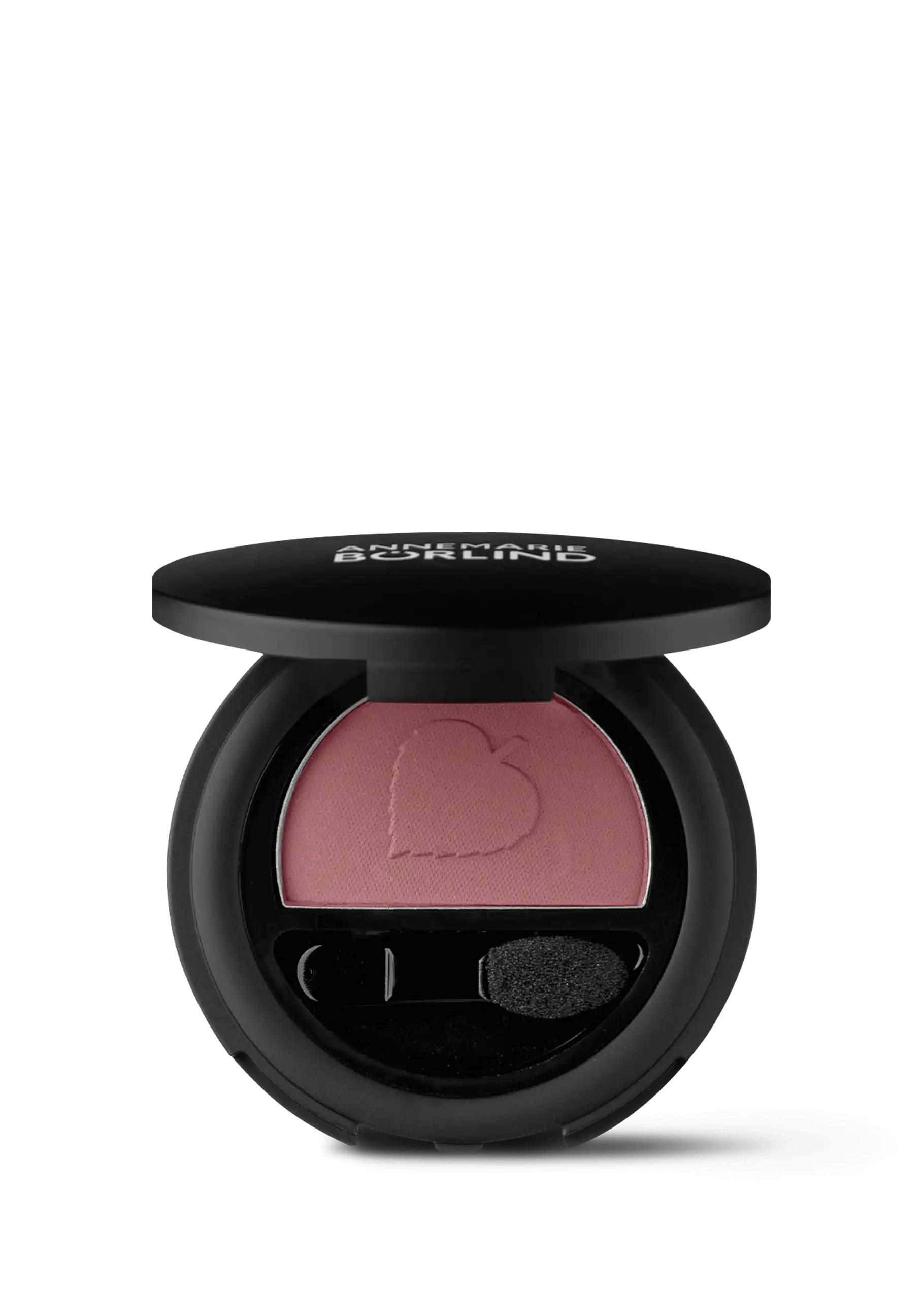 ANNEMARIE BÖRLIND matter Lidschatten in Pflaumenfarbe mit Applikator in runder Dose