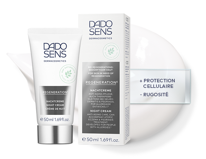 DADO SENS REGENERATION Nachtcreme 50 ml für regenerationsbedürftige Haut bei Neurodermitis und Psoriasis