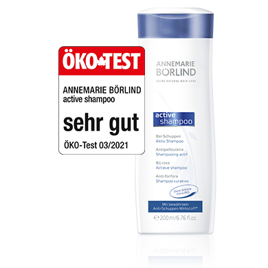 ANNEMARIE BÖRLIND active shampoo mit Anti-Schuppen-Wirkstoff, ÖKO-TEST sehr gut 03/2021