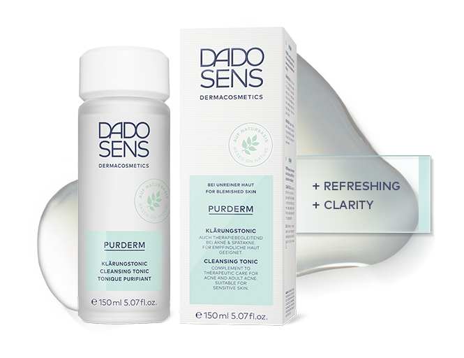 DADO SENS PURDERM Klärungstonic für unreine, empfindliche Haut, 150 ml, mit erfrischender Wirkung