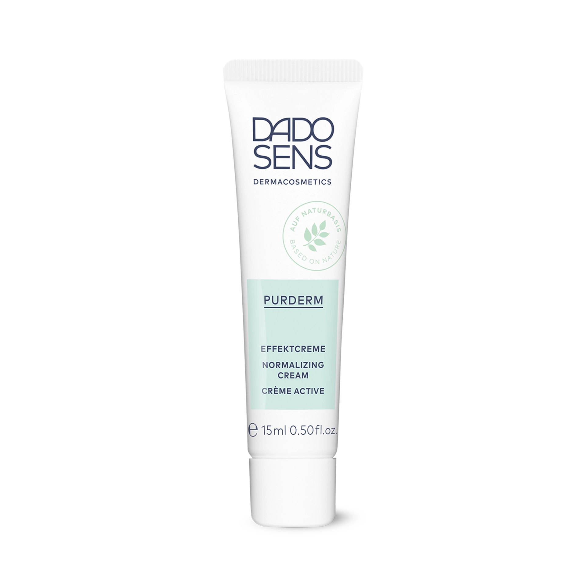 DADO SENS PURDERM Effektcreme in Reisegröße 15 ml, natürliche Basis, regulierende Pflege