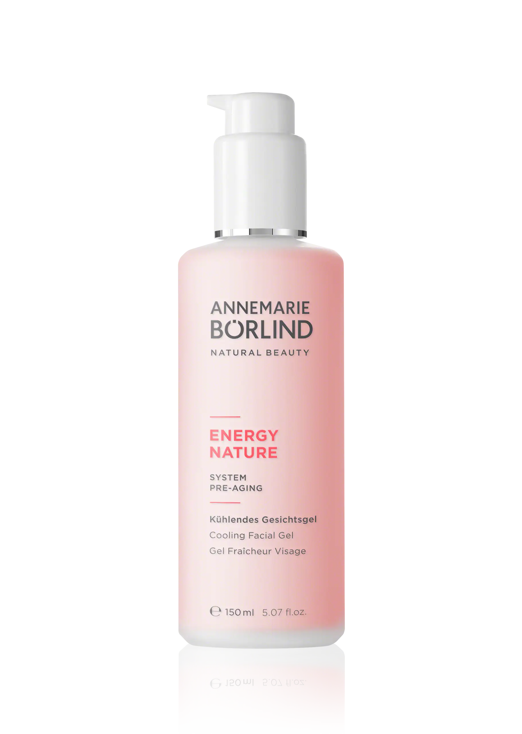 Cooling Facial Gel ANNEMARIE BÖRLIND ENERGY NATURE kühlendes Gesichtsgel in 150 ml Pumpspenderflasche