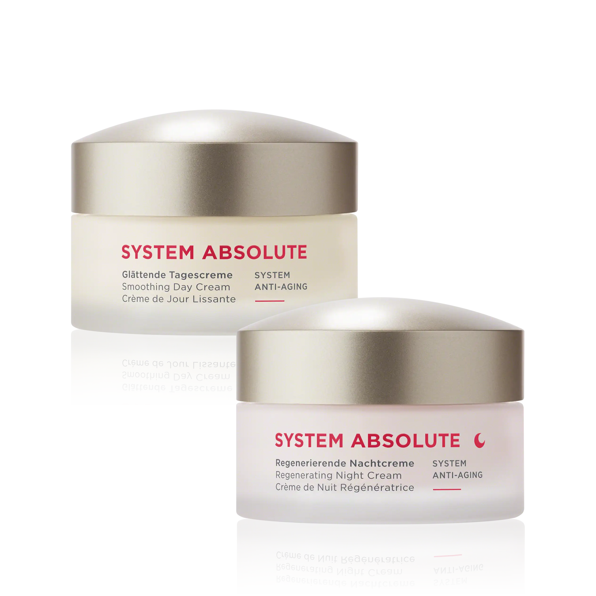 Anti Aging Day and Night Duo SYSTEM ABSOLUTE glättende Tagescreme und regenerierende Nachtcreme im Duo, Anti-Aging Pflege