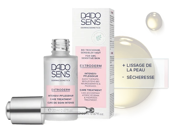 DADO SENS EXTRODERM Intensiv-Pflegekur für trockene, sensible Haut bei Neurodermitis und Psoriasis, 20 ml