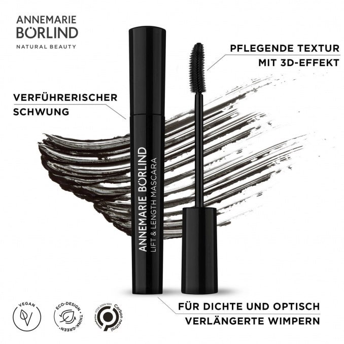 ANNEMARIE BÖRLIND Lift & Length Mascara mit pflegender 3D-Textur für dichte, verlängerte Wimpern
