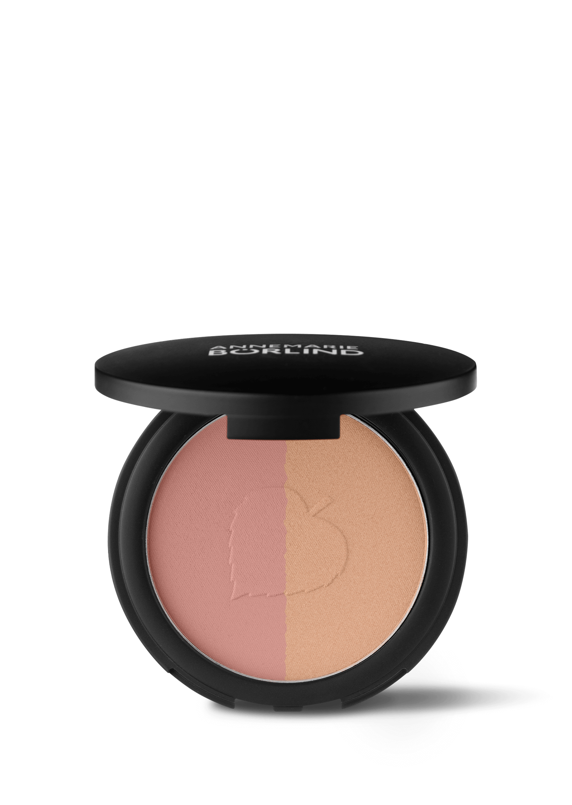 BRONZER & BLUSH ROSE GLOW ANNEMARIE BÖRLIND dekorativer Bronzer und Blush in einer Dose, zwei Farbtöne, matt