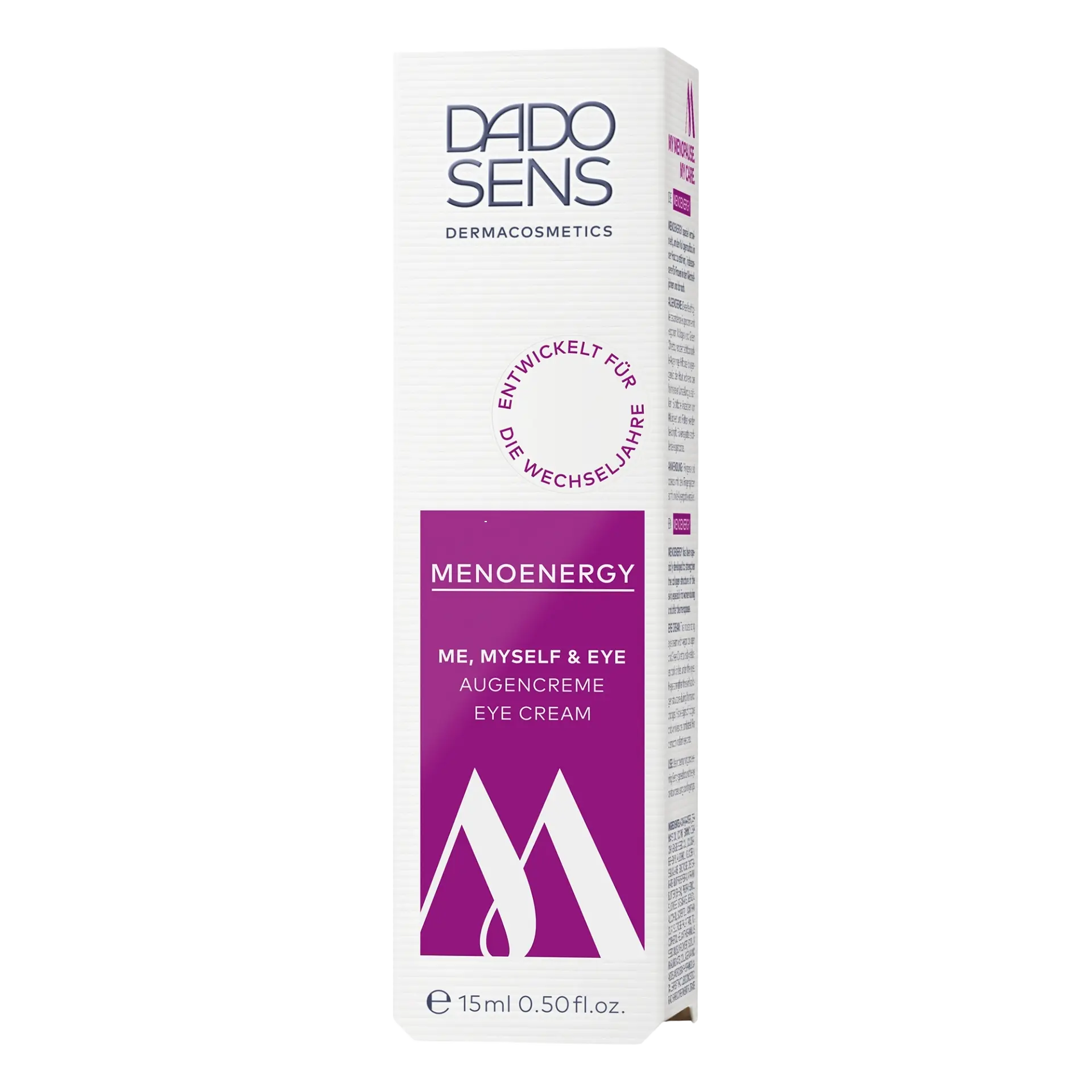 DADO SENS MENOENERGY Augencreme für die Wechseljahre, 15 ml, feuchtigkeitsspendend