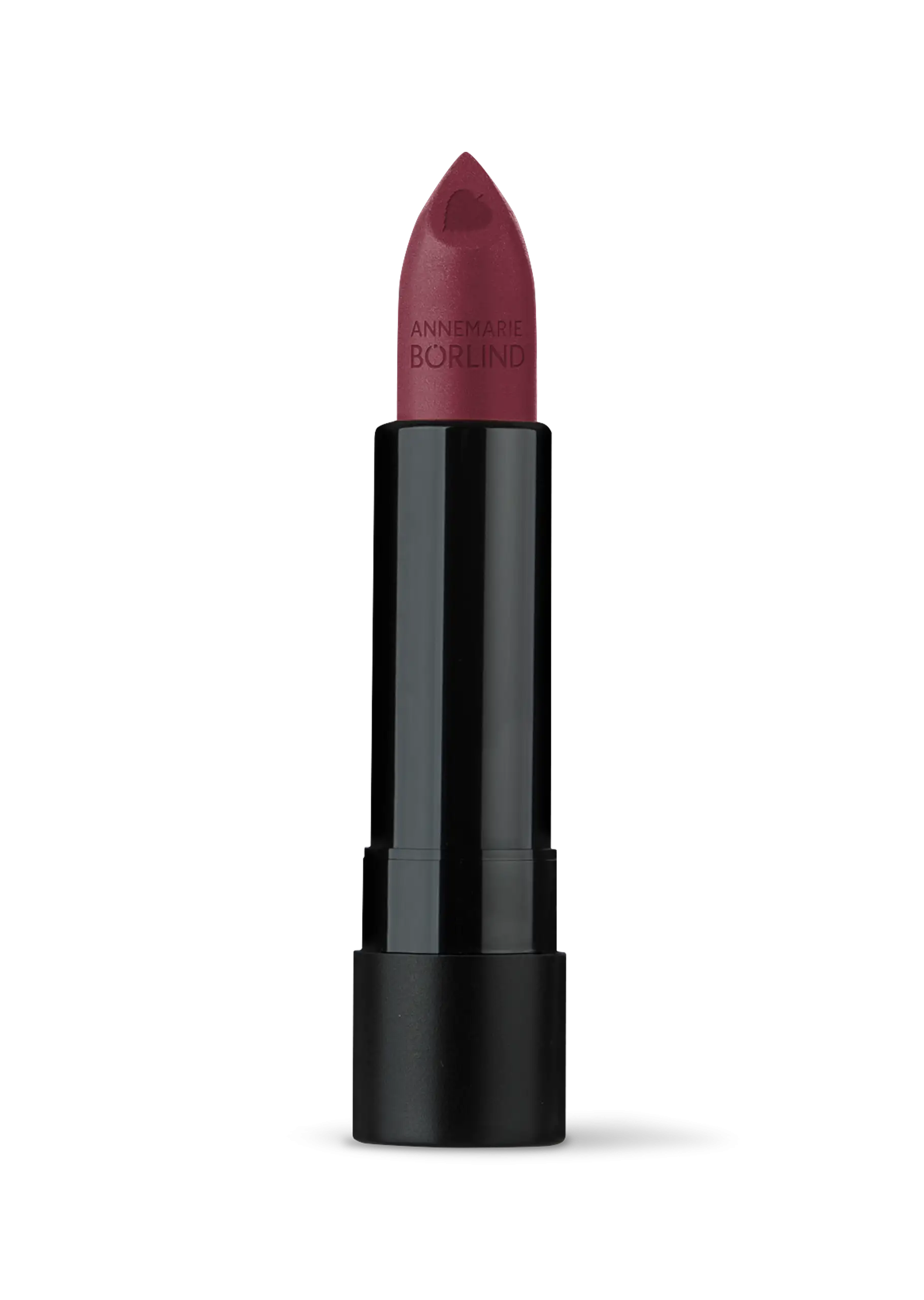 ANNEMARIE BÖRLIND Lippenstift Cassis 4g in dunklem Beerenton mit Herzprägung auf der Spitze